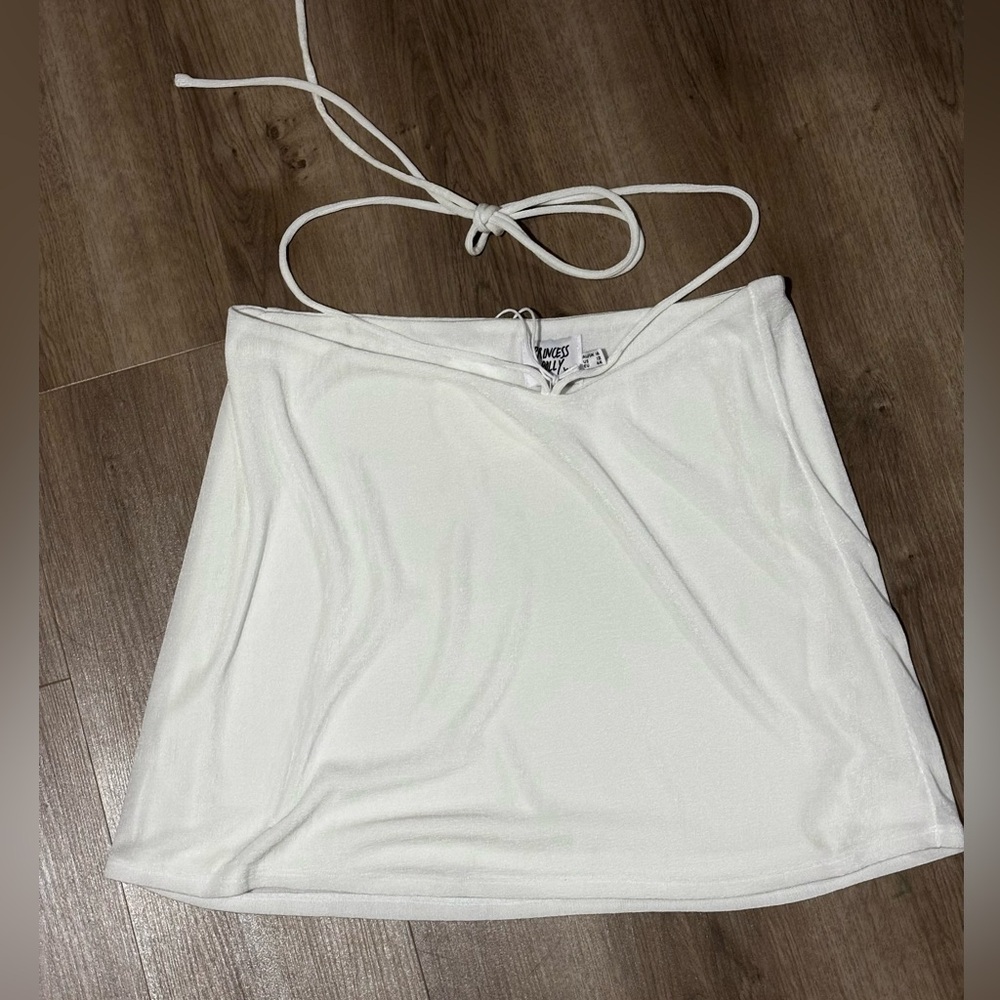 Princess Polly Maisie Mini Skirt White Sz 12